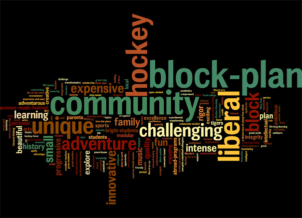 Word cloud Colorado Springs