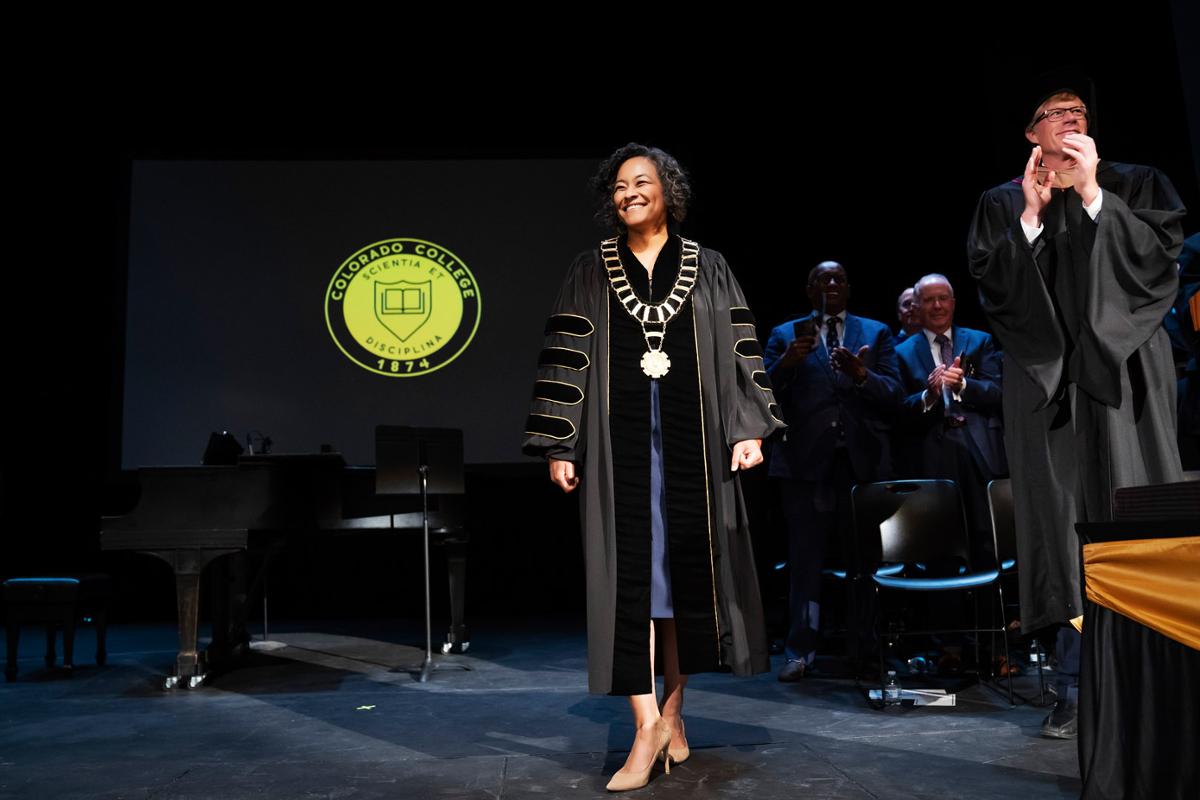 The Inauguration of L. Song Richardson, the 14th President of Colorado College on Monday, 1/1/18. Photo by Lonnie Timmons III / Colorado College.