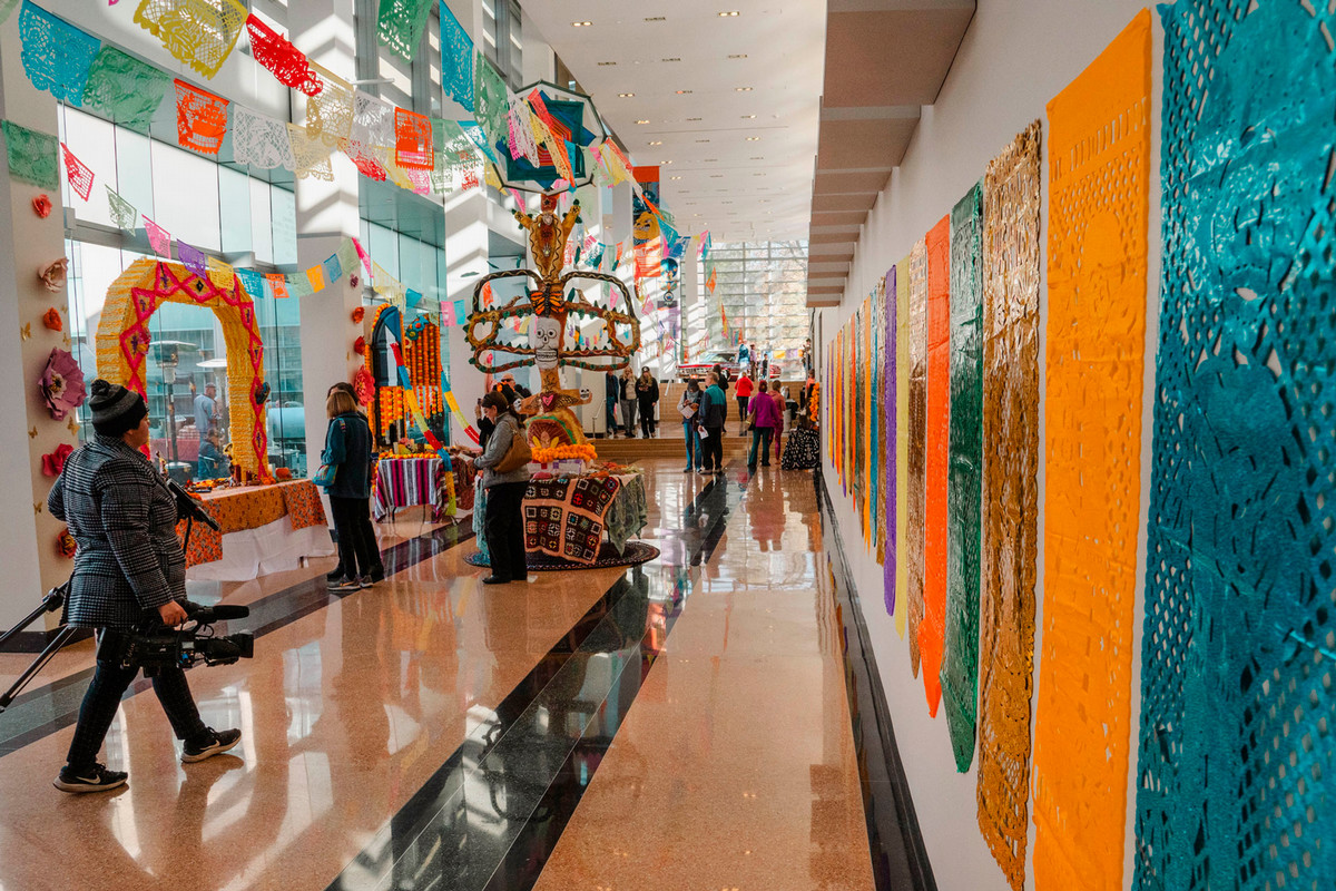 Dia de Muertos at the Fine Arts Center on Nov. 1, 2023. Photo by Mark Lee