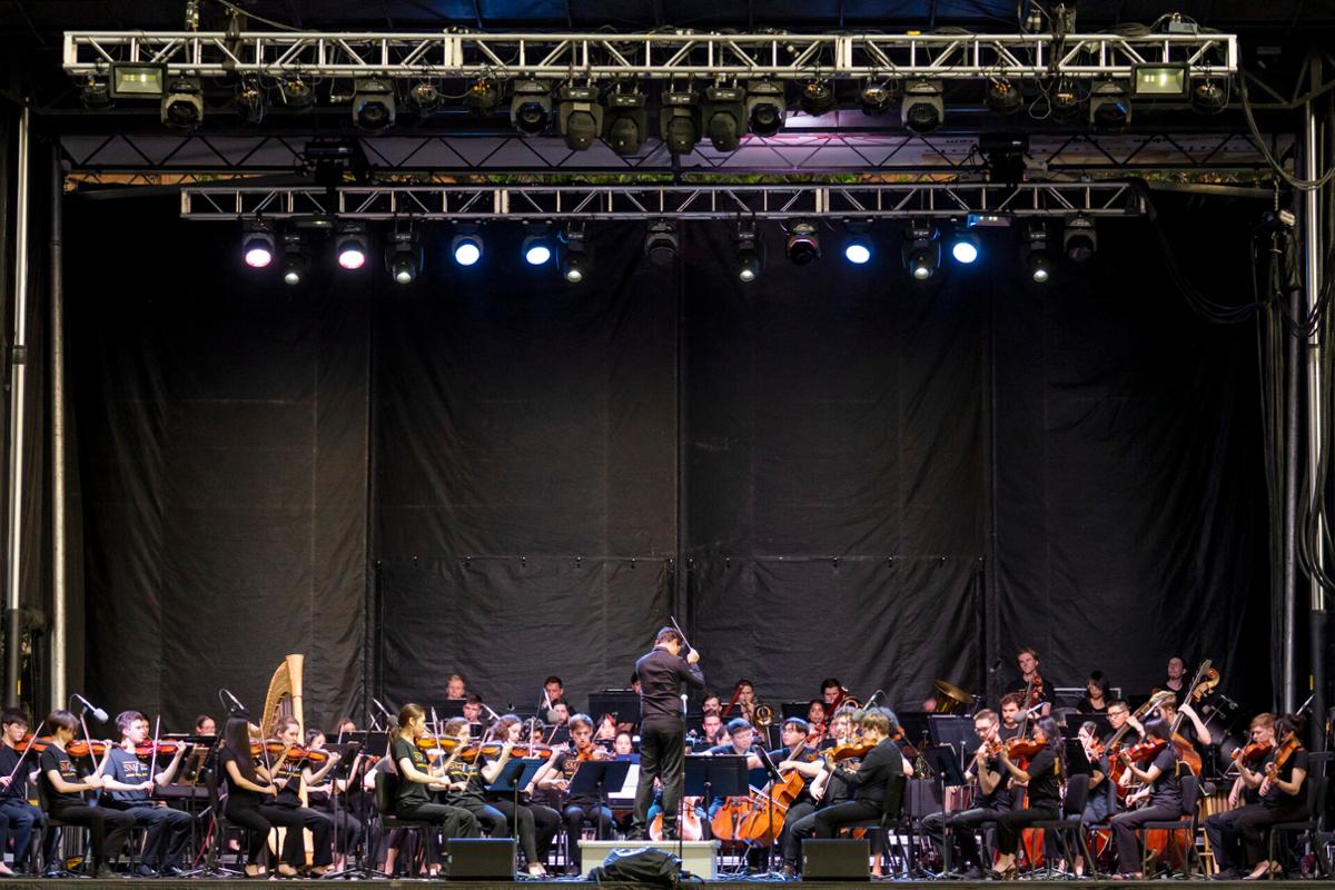 Outdoor Festival Orchestra Concert