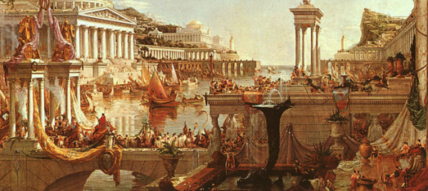Detail from "The Consummation of Empire" from the series "The Course of the Empire" by painter Thomas Cole