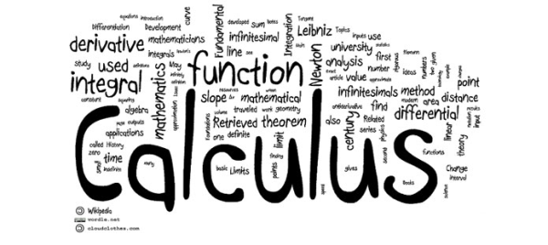 Calculus word cloud