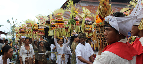 Photo of a Balinese festival
