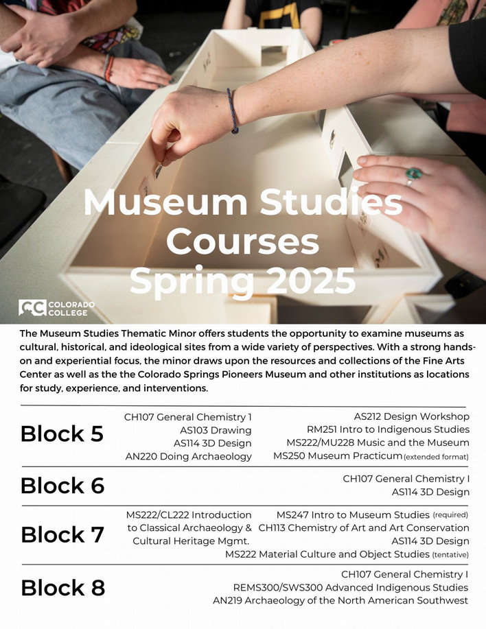 Museum Studies Thematic Minor: Spring 2025 Courses
