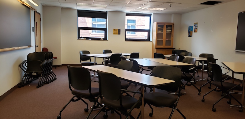 Room 407, a conventional classroom <span class="cc-gallery-credit"></span>