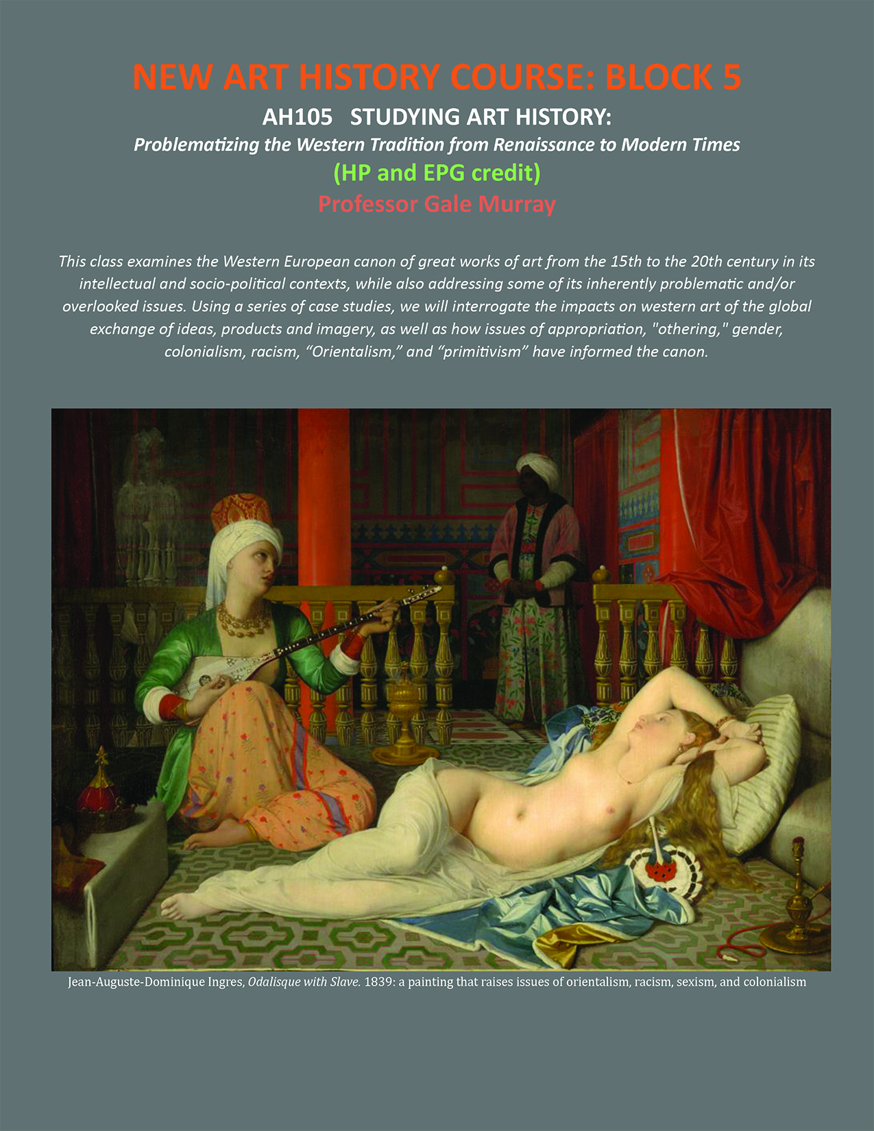 AH105 Poster for Block 5 2026