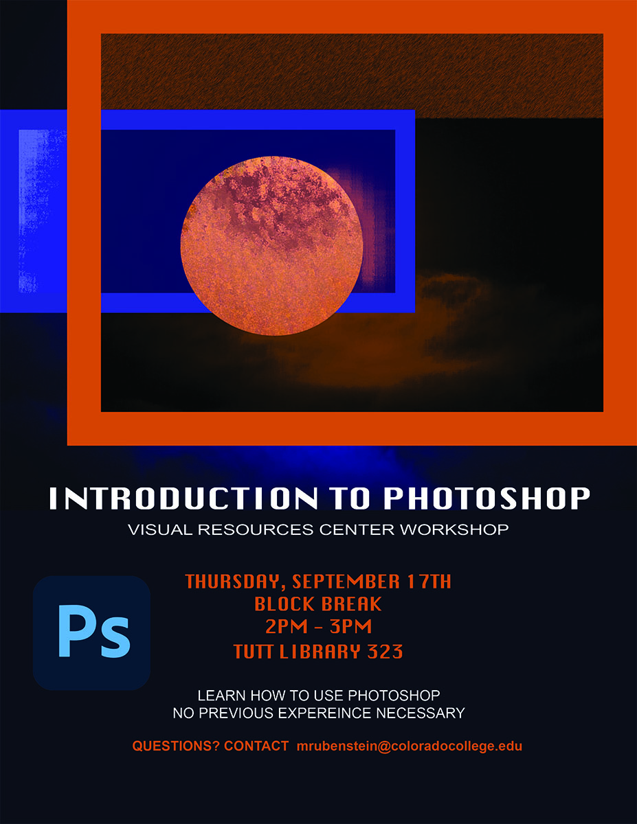 Block 1 Photoshop Workshop poster