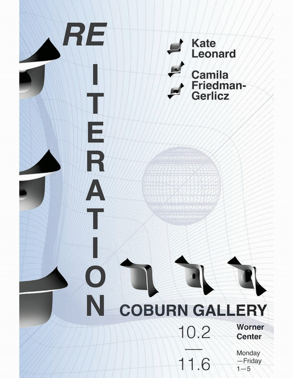 REiteration Exhibition Opening October 2 at 5 pm in Coburn