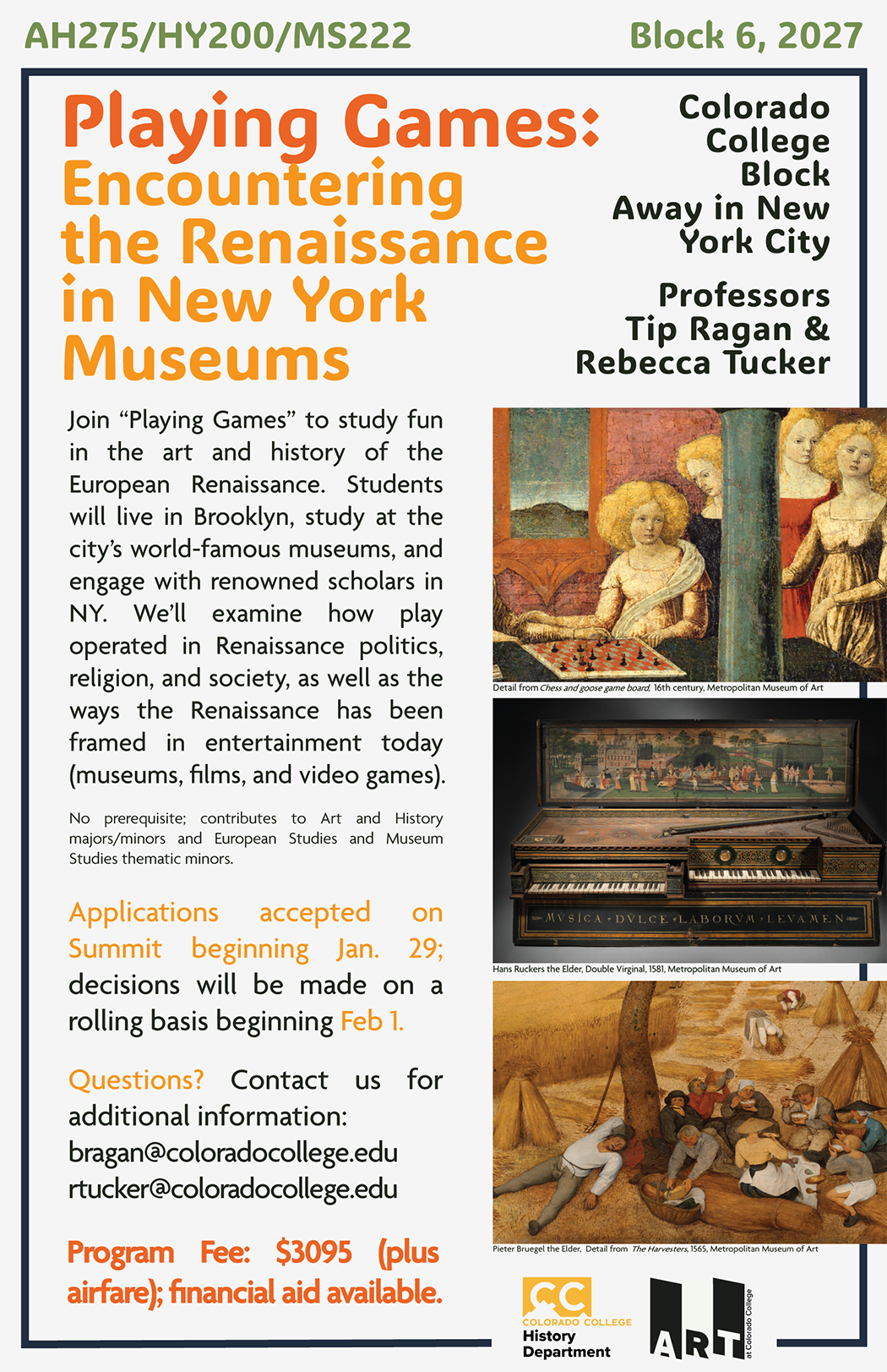 Playing Games Block 6 2027 in NYC