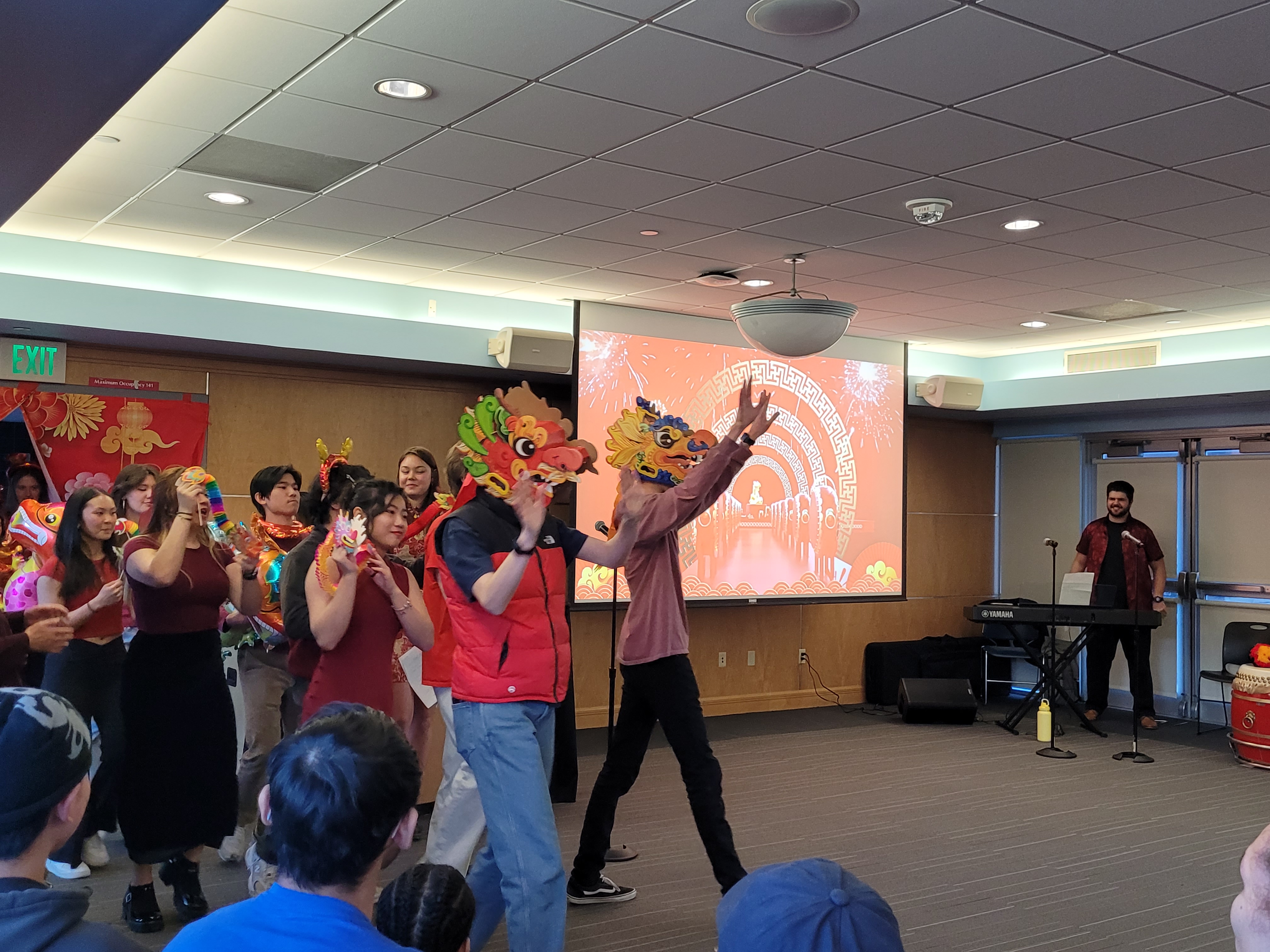 Dragon Dance: "Welcoming the Year of the Dragon": Chinese Language Class students <span class="cc-gallery-credit"></span>