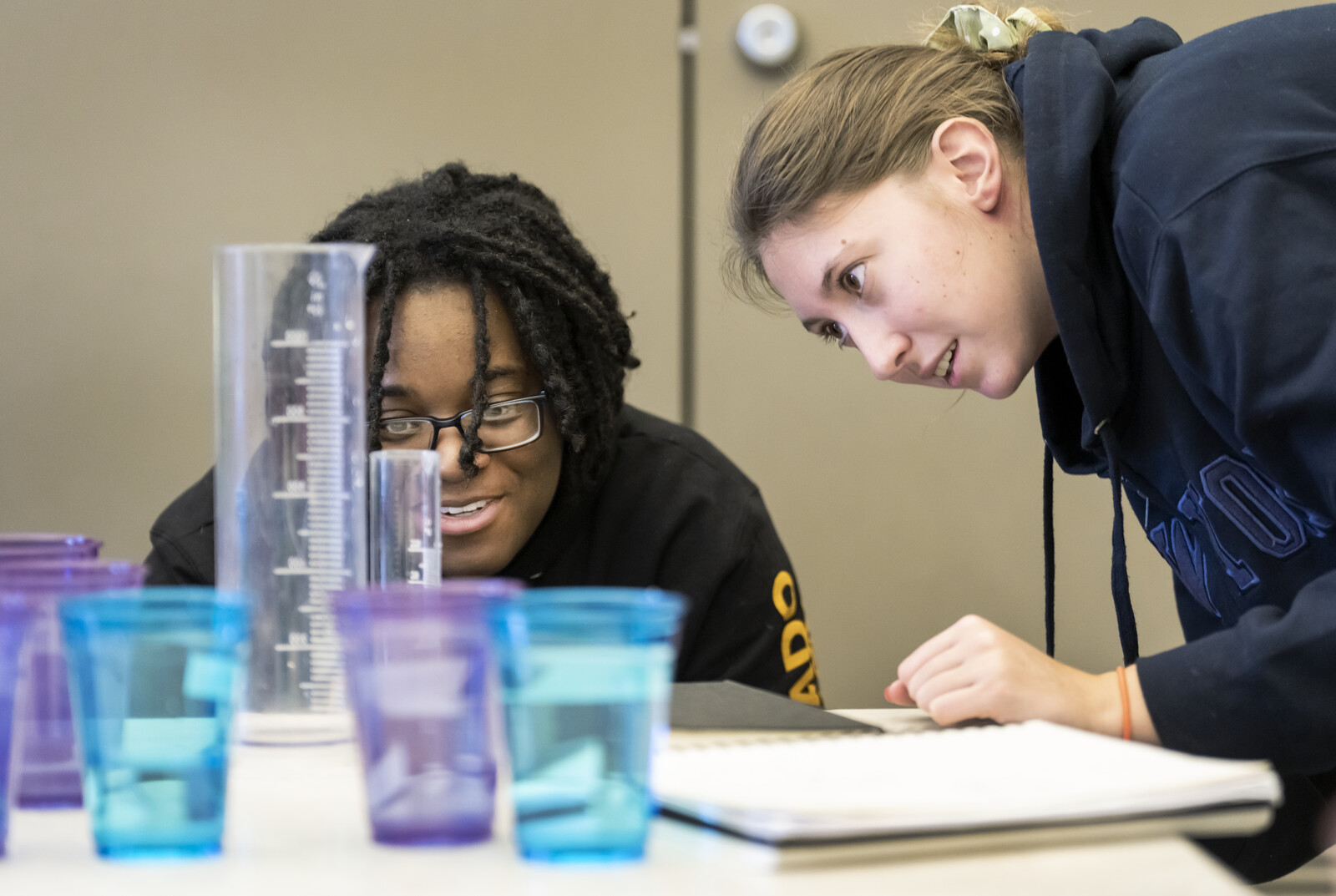 Experimenting with liquids in STEM Education class