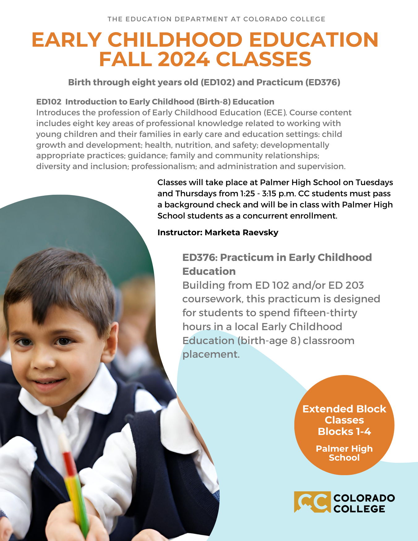 Early Childhood Education ED102 & ED376