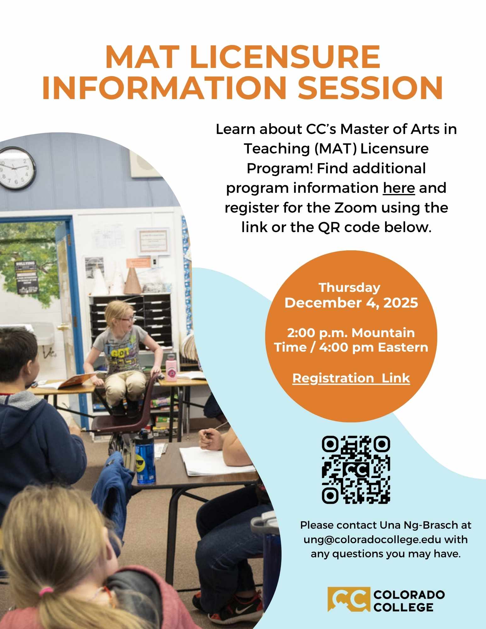 Master of Arts in Teaching December 4 Zoom 