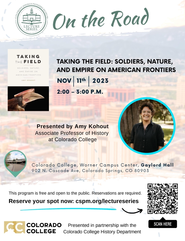 Flyer for Professor Kohout talk at 2 PM November 11 2023 