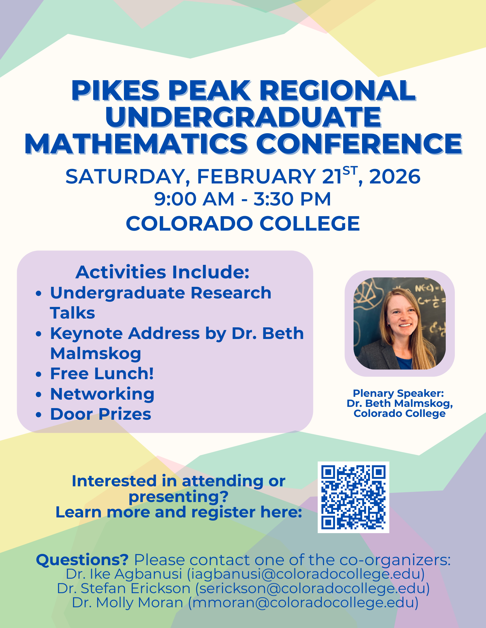 pikes peak regional undergraduate mathematics conference