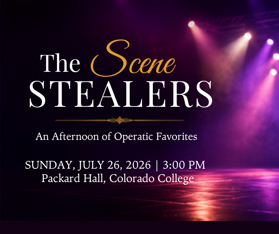 Vocal Arts Festival The Scene Stealers Concert, Sunday, July 26, 3 p.m., Packard Hall