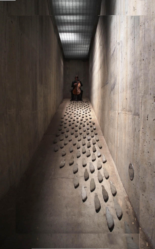 2013, "Requiem", Performance Installation by Marie Davis-Green, Cellist: Jeronimo Sexton <span class="cc-gallery-credit"></span>