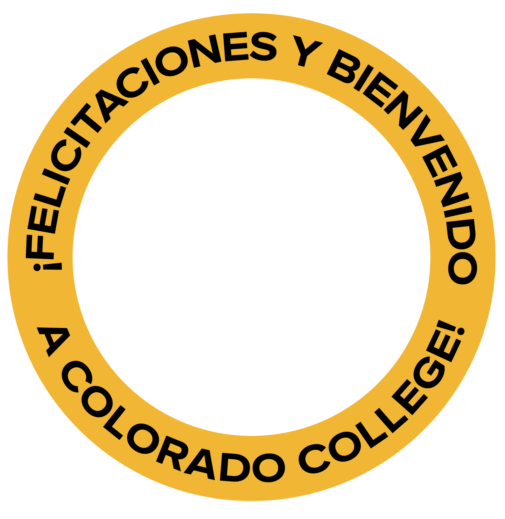 ¡Felicitaciones y bienvenido a Colorado College!