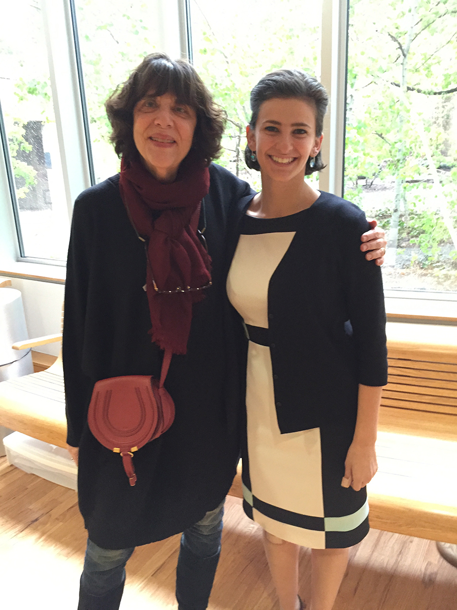 Professor Gale Murray and Tinka Avramov at the Front Range Student Symposium in Denver