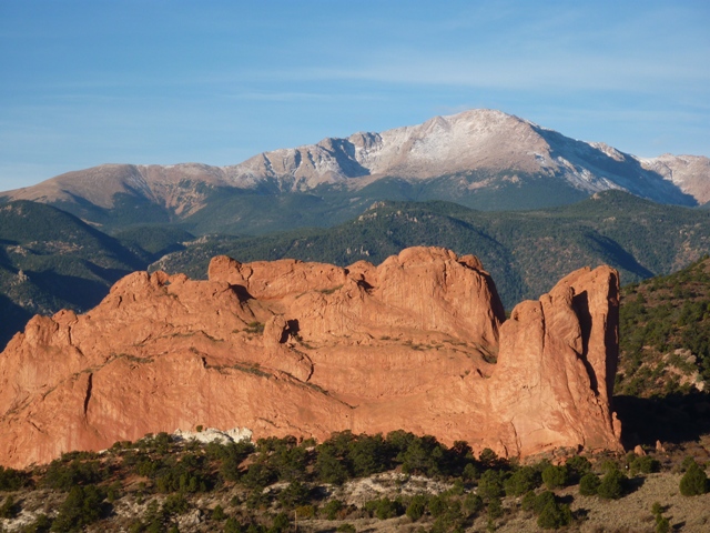 Fall Garden of the Gods and Pikes Peak Fall Garden of the Gods and Pikes Peak