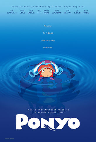 Ponyo Poster U.S. Version