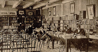 The engineering room in the library