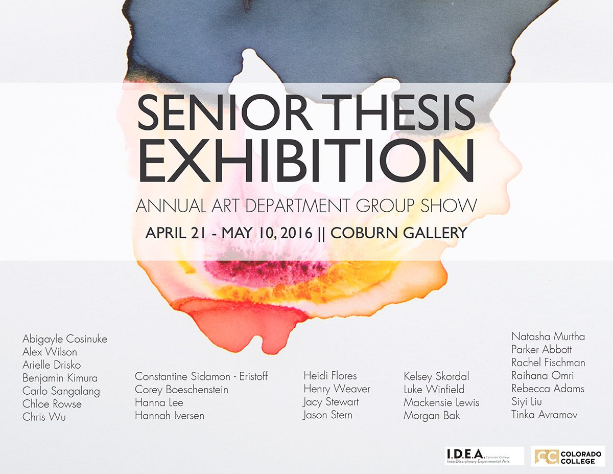 Senior Art Majors Poster