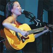 Magdalen Hsu-Li’s performance “Smashing the Ceiling” relates the challenges she faces as a Chinese-American, bisexual recording artist.
