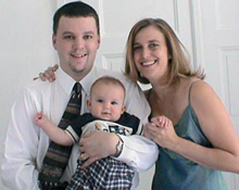 Craig Coulter, Laura Biesecker, and their son Liam