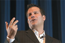 Humor and personal anecdotes enlivened Richard Floridas presentation to hundreds of local citizens in Armstrong Hall.