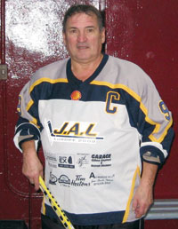 
The final buzzer has yet to sound for former CC hockey player <strong>Jacques Rivard ’63</strong>, who hasn’t given up the game since graduating more than 40 years ago. He continues playing three times a week at age 66 with his 55+ hockey team. This month, he heads to Europe for a five-game tour, playing in Paris, Bordeaux, Biarritz, San Sebastian, and Jaca in Spain. This is his third hockey-inspired excursion to the continent.
		