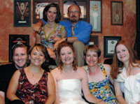 
<strong>Julie Evans McCauley ’90 </strong>and <strong>Rod McCauley ’90, Mike Roark ’91, Tina Ellis Roark ’90, Angie Dallas Sebor ’88, Christie Kirk ’90</strong>, and <strong>Cynthia Butterfield Housewart ’93 </strong>(not pictured) attended the Sept. 10 wedding of <strong>Laura Butterfield ’90 </strong>and Dave Arciniegas in Crested Butte, Colo.
		