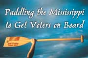 Paddling the Mississippi to Get Voters on Board