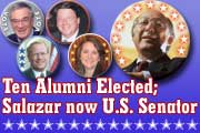 Ten Alumni Elected; Salazar now U.S. Senator