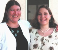 Shawnette Erdos '99 is pictured here with her mother Karen Medville, a new CC trustee