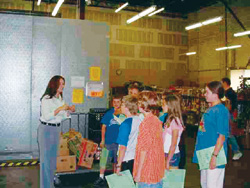 Claudia Paytons class visited a Care and Share food bank while learning about the issues underlying poverty. I took CCs community-based learning class because I knew I had a void with my poverty unit. Now I can teach students how to think strategically in the civic piece. Maybe some of them will take it into a civic-minded career! she says. 