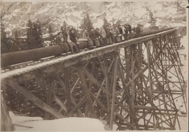 CC-students-on-railroad-bridge-Eager-scrapbook-624x435