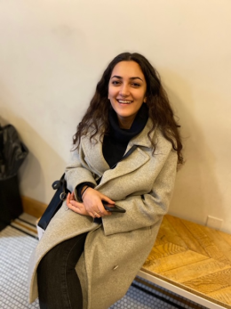 Dorsa Djalilzadeh (18') to attend the MA Program in Near Eastern Studies at NYU