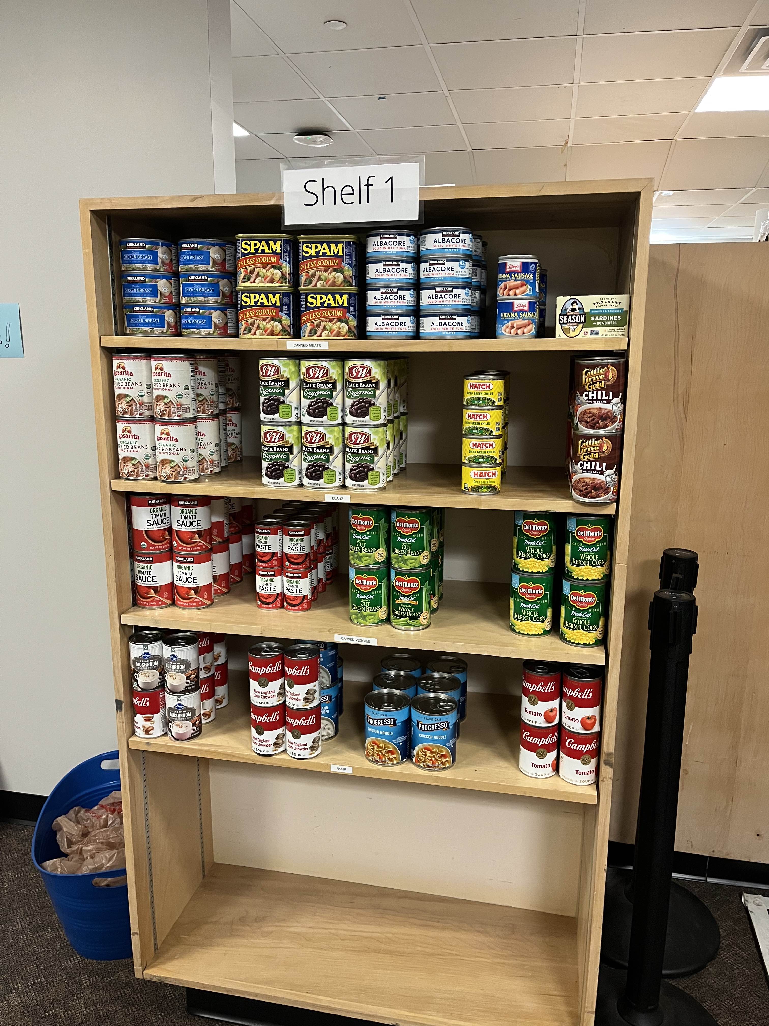 The Pantry is a resource of Campus Activities and is accessed through Worner Campus Center.