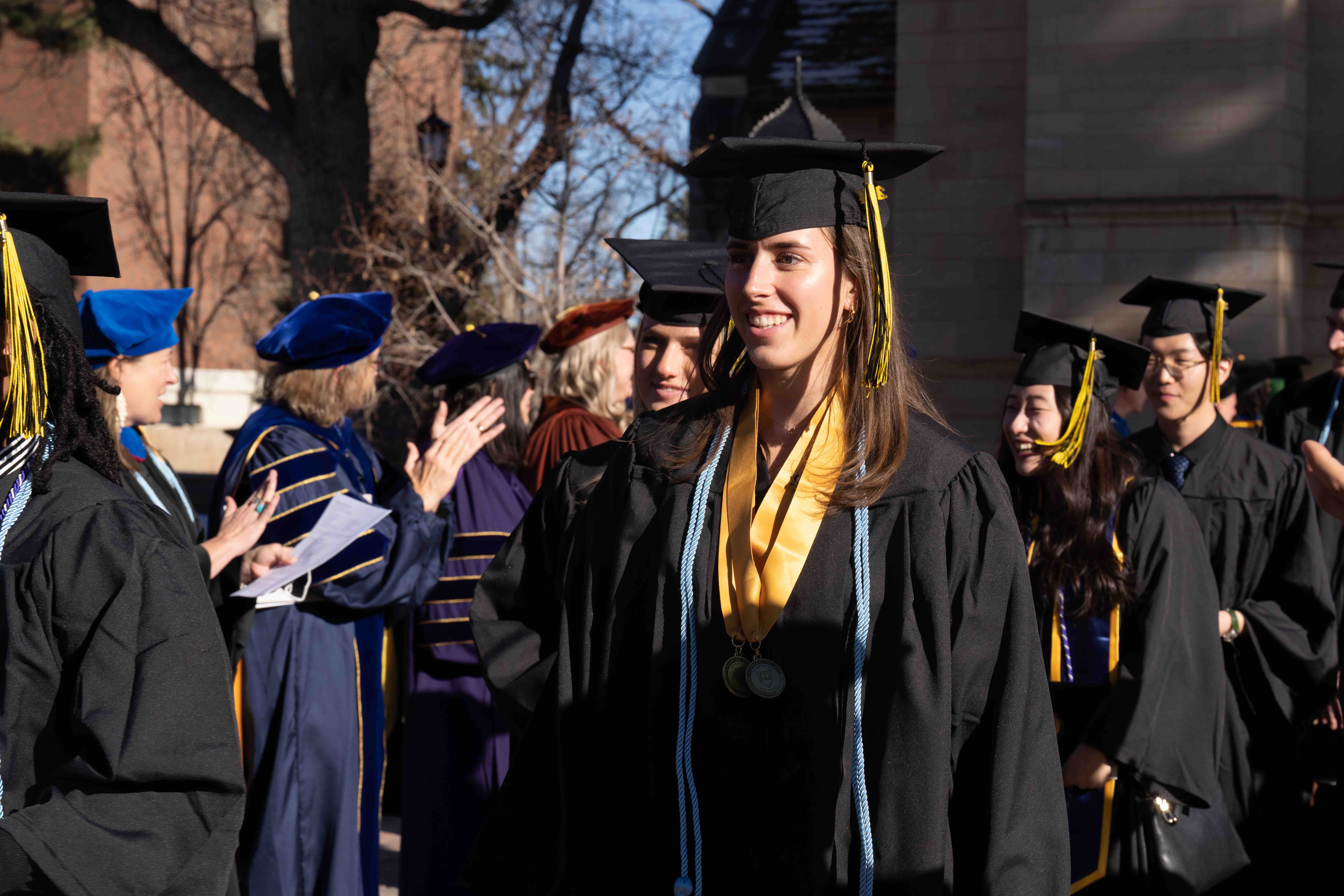Meet the newest alumni from Colorado College!  Photo by Mila Naumovska '24