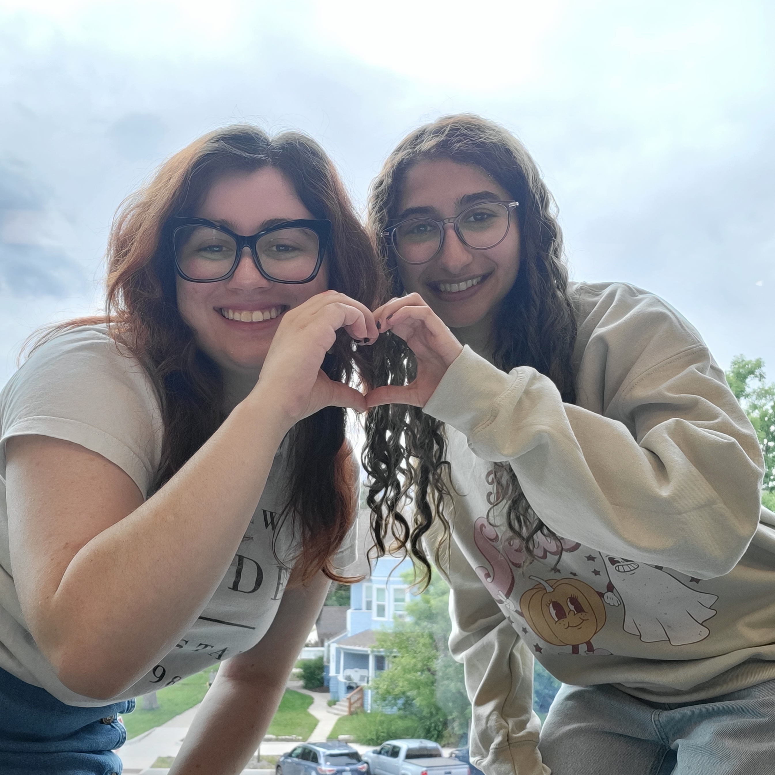  Charlotte Combe '26 and Mona Hamad '25 founded Substance Use Harm Reduction at Colorado College in Spring 2022. Photo submitted by Charlotte Combe '26. 