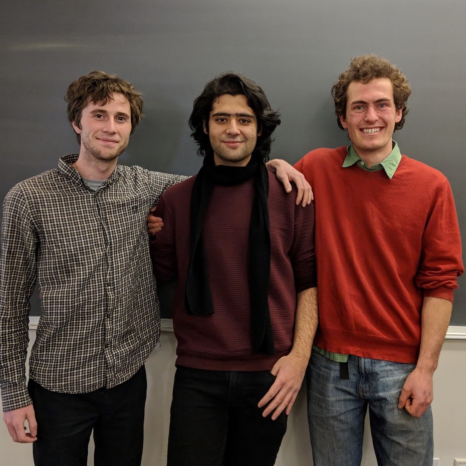 Team Takes Honorable Mention in International Math Contest
