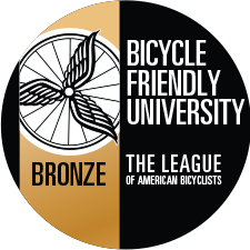 Bronze bicycle friendly university rating