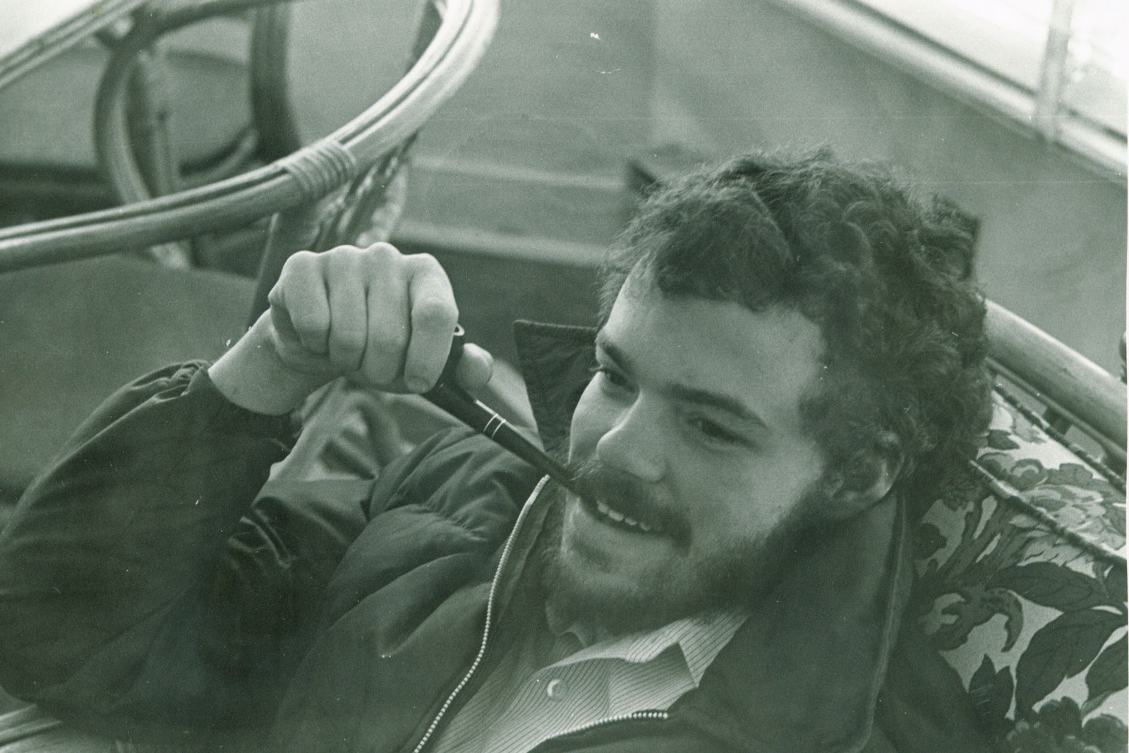 Photo of Ken Pickens. David Ford, Colorado College yearbook photographs, spring 1972, PP 19-90, Colorado College Special Collections. Gift of David Ford, CC class of 1972.