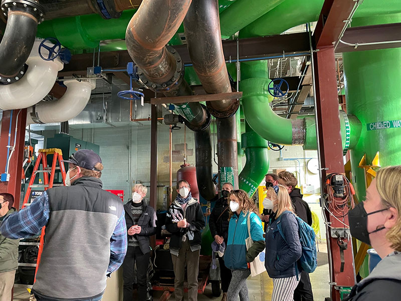 Students tour CC's central plant