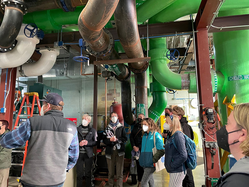 Students tour CC's central plant