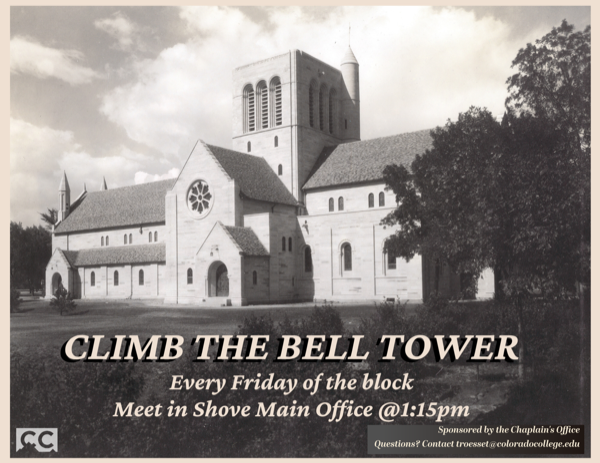 Climb the Bell Tower at Shove Chapel, Friday, Sept. 4 at 1:15 p.m.