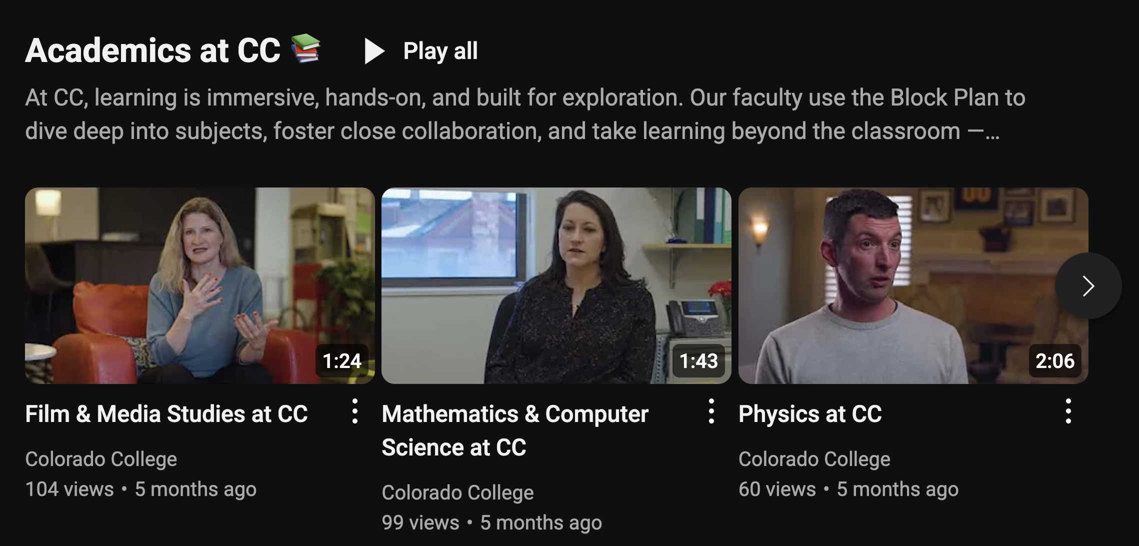link to CC YouTube channel