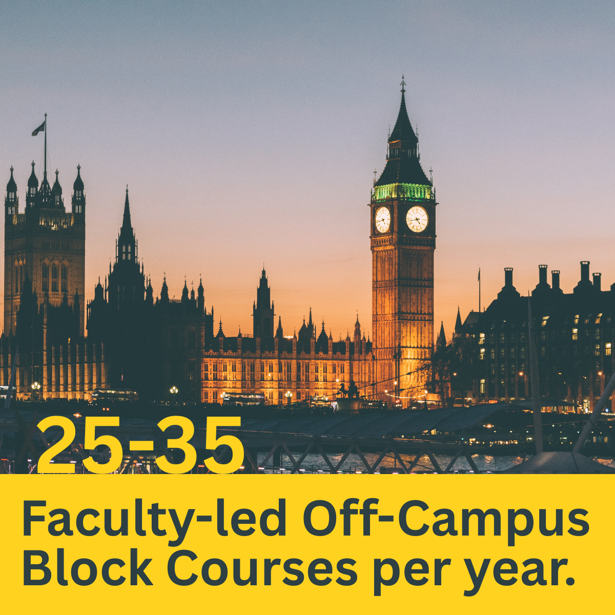 25-35 Faculty Led Off-Campus Blocks (London background)