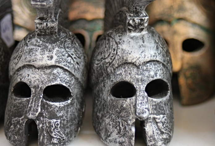 Ancient Greek helmets